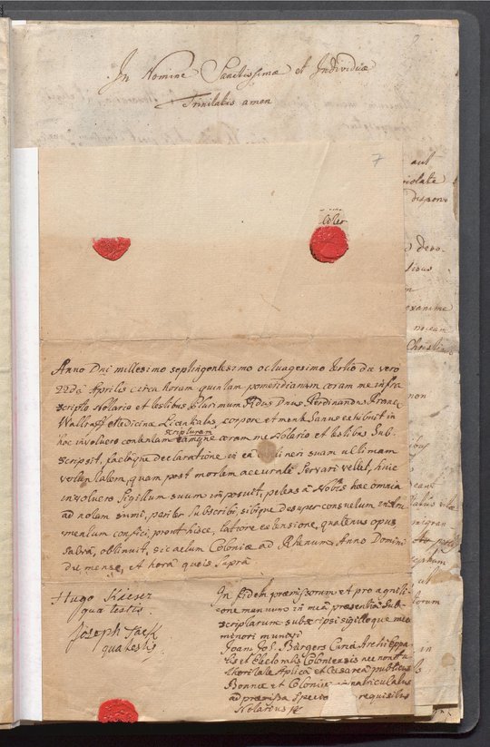 Testament 1783