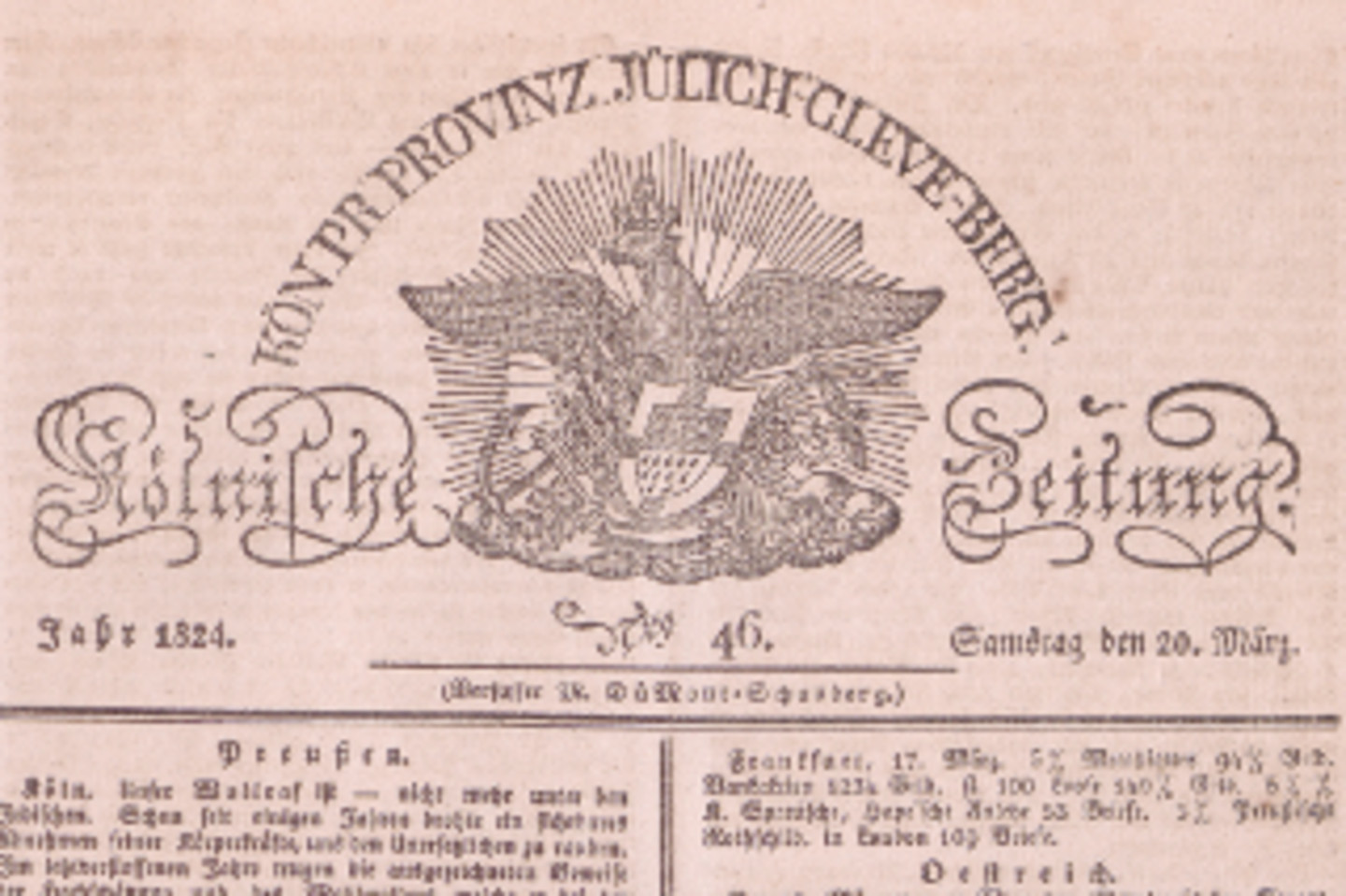 Nachruf Kölnische Zeitung